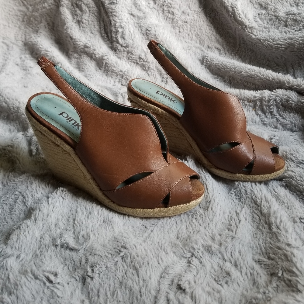 Peep Toe Slingback Espadrilles